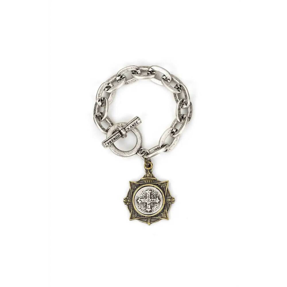 NEW FRENCH KANDE women's callie bracelet in silver